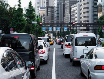 Vehicle Traffic on Road