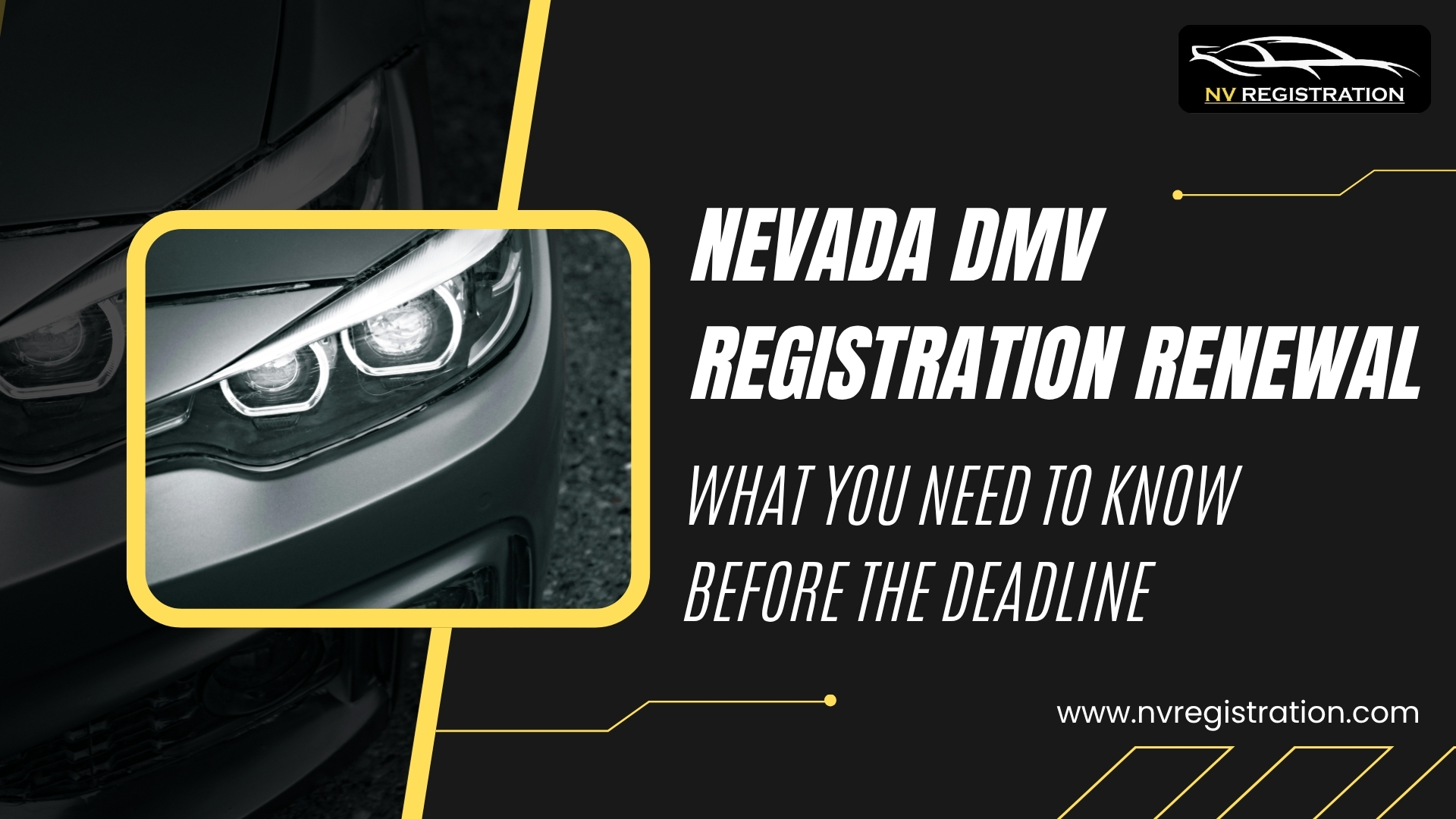 DMV registration renewal